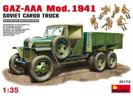 обзорное фото Soviet truck GAZ-AAA Release 1941. Cars 1/35