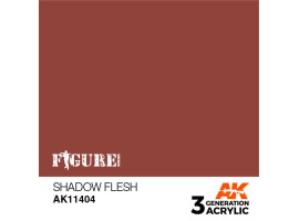 обзорное фото Acrylic paint SHADOW FLESH – FIGURE AK-interactive AK11404 Figure Series