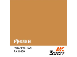 обзорное фото Acrylic paint ORANGE TAN – ORANGE SMOOTH FIGURES AK-interactive AK11409 Figure Series