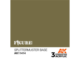 обзорное фото Acrylic paint SPLITTERMUSTER BASE – FIGURE AK-interactive AK11414 Figure Series