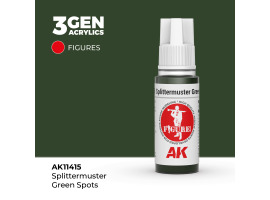 Акрилова фарба SPLITTERMUSTER GREEN SPOTS – ОСКОЛОЧНИЙ ЗЕЛЕНИЙ FIGURE АК-інтерактив AK11415