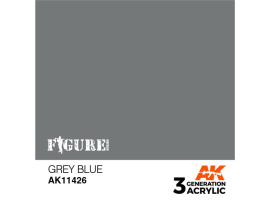 обзорное фото Акрилова фарба GREY BLUE – СЕРО - СИНІЙ FIGURES АК-інтерактив AK11426 Figure Series