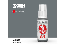 обзорное фото Акриловая краска GREY BLUE – СЕРО - СИНИЙ FIGURES АК-интерактив AK11426 Figure Series