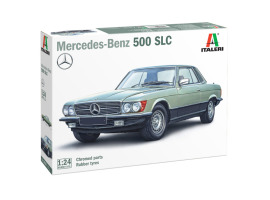 обзорное фото Scale model 1/24 Mercedes Benz 500 SLC Italeri 3633 Cars 1/24