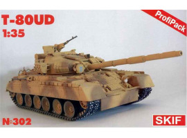 Assembly model 1/35 Tank T-80UD SKIF MK302