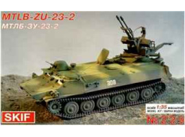 Збірна модель 1/35 МТ-ЛБ ЗУ-23-2 SKIF MK229