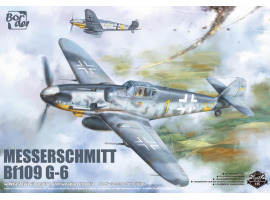 Збірна модель 1/35 Німецький літак Мессершмітт Bf 109 G-6 Border Model BF-001