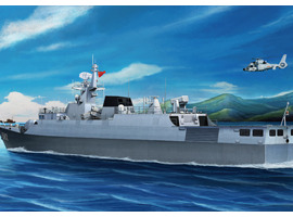 обзорное фото Збірна модель корвета класу 056 ВМС Китаю (582/583) Бенбу/Шанграо (Східно-морський флот) Флот 1/350