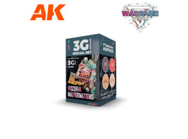 обзорное фото WARGAME COLOR SET ВИСЦЕРАЛЬНЫЕ ПОРОКИ AK 3rd Generation WARGAME COLOR SET