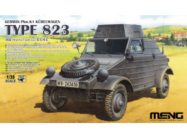 обзорное фото Збірна модель 1/35 Німецький автомобіль K1 Kubelwagen Type-823 Meng VS-017 Автомобілі 1/35