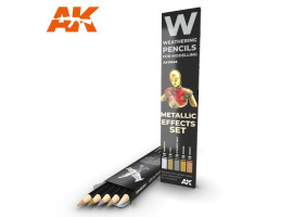 обзорное фото Watercolor pencil set Metallics / Набор карандашей: металлики Weathering