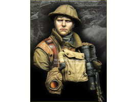 обзорное фото British LEWIS Gunner WWI Figures 1/10