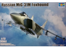 Сборная модель 1/72 Самолет МиГ-31М Foxhound Трумпетер 01681