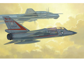 обзорное фото Збірна модель 1/72 Aмериканський винищувач F-106B Delta Dart Trumpeter 01683 Літаки 1/72