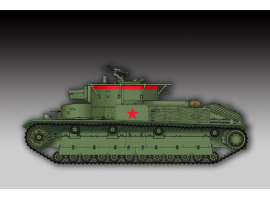 обзорное фото Збірна модель 1/72 Радянський середній танк Т-28 (зварний) Trumpeter 07150 Бронетехніка 1/72