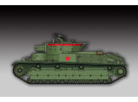 обзорное фото Сборная модель 1/72 советский танк Т-28 (Welded) Трумпетер 07150 Бронетехника 1/72