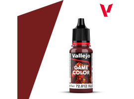 обзорное фото Acrylic paint - Scarlet Red Game Color Vallejo 72012 Acrylic paints