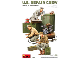 Збірна модель 1/35 Фігури Ремонтна бригада США з обладнанням MiniArt 53004