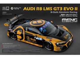 обзорное фото Сборная модель 1/24 Автомобиль Ауди R8 LMS GT3 EVO II B-Quik Absolute Racing Менг CS-011 Автомобили 1/24