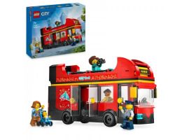 обзорное фото Конструктор LEGO City Червоний двоповерховий екскурсійний автобус 60407 City