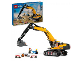 обзорное фото Конструктор LEGO City Желтый строительный экскаватор 60420 City