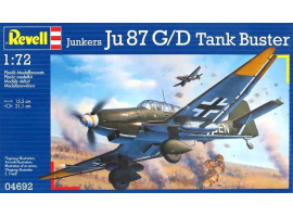 обзорное фото Junkers Ju 87 G/D Tank Buster Aircraft 1/72
