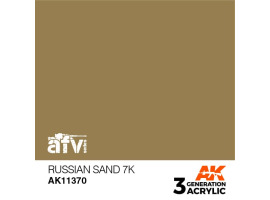 обзорное фото Акриловая краска RUSSIAN SAND 7 / Русский песок – AFV АК-интерактив AK11370 AFV Series
