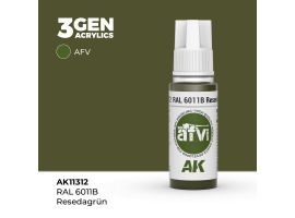 Акрилова фарба RAL 6011B RESEDAGRÜN / Жовто-зелений – AFV АК-interactive AK11312