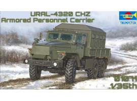 обзорное фото Збірна модель 1/35 Вантажівка URAL-4320 CHZ Trumpeter 01071 Автомобілі 1/35