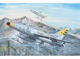 обзорное фото Збірна модель 1/32 Літак F-100F Super Sabre Trumpeter 02246 Літаки 1/32