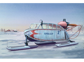 обзорное фото Сборная модель советских аэросаней NKL-6 Автомобили 1/35