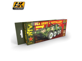 обзорное фото PLA Army and Artillery colors Paint sets