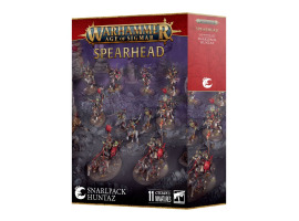 обзорное фото Игровой набор Warhammer AGE OF SIGMAR SPEARHEAD: GLOOMSPITE GITZ - SNARLPACK HUNTAZ Мракобесные Гоблины