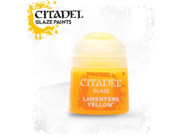 обзорное фото Citadel Glaze: LAMENTERS YELLOW Acrylic paints
