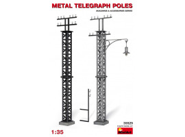 обзорное фото metal telegraph poles Buildings 1/35