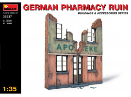 обзорное фото Ruins of a German pharmacy Buildings 1/35