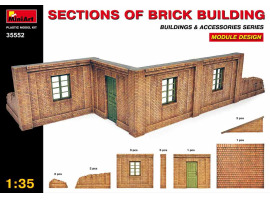 обзорное фото Brick wall section Buildings 1/35