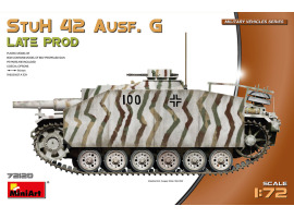 обзорное фото Збірна модель 1/72 САУ StuH 42 Ausf. G (Late production) MiniArt 72120 Бронетехніка 1/72