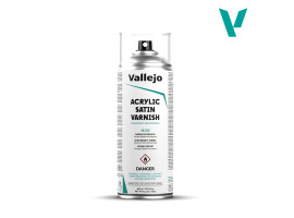 Acrylic Satin Spray Varnish 400ml Vallejo VAL 28532