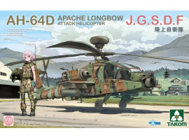 Scale model 1/35 Helicopter AH-64D Apache LONGBOWATTACK HELICOPTER J.G.S.D.F Takom 2607