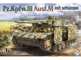 Scale model 1/35 SPG Pz.Kpfw.III Ausf.M with Schürzen Takom 8002