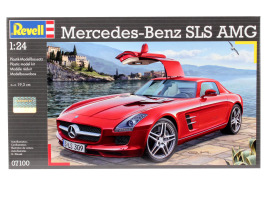 обзорное фото Mercedes-Benz SLS AMG Cars 1/24