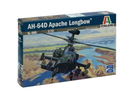 Scale model 1/72 Helicopter AH-64 D APACHE LONGBOW Italeri 0080