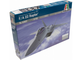 обзорное фото Scale model 1/72 Airplane F - 22 Raptor Italeri 1207 Aircraft 1/72