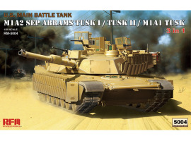 Сборная модель 1/35 Танк М1А2 SEP Абрамс TUSK I/II (3в1) РФМ RM-5004