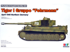 обзорное фото Tiger I Gruppe “Fehrmann” April 1945 Northern Germany Бронетехника 1/35