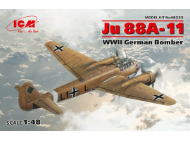 обзорное фото Ju 88A-11, німецький бомбардувальник ІІ МВ Літаки 1/48