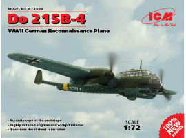 обзорное фото Збірна модель 1/72 Літак Dornier Do 215B-4 ICM 72305 Літаки 1/72