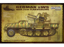 обзорное фото WWII German sWS with 2cm Flakvierling Бронетехніка 1/35