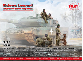 Scale model 1/35 Crew Leopard Armed Forces of Ukraine ICM 35757